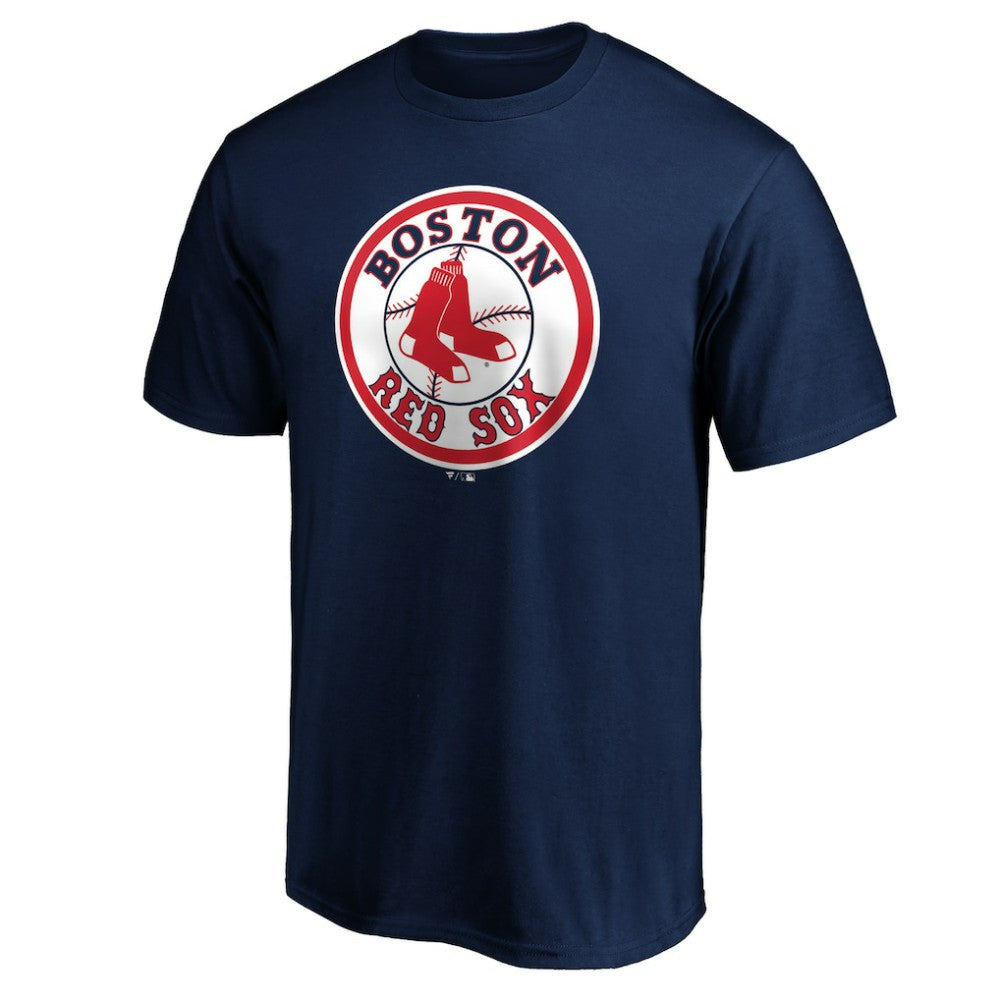 Boston Red Sox Cooperstown Collection Forbes Team Logo T-Shirt - Navy T-shirts