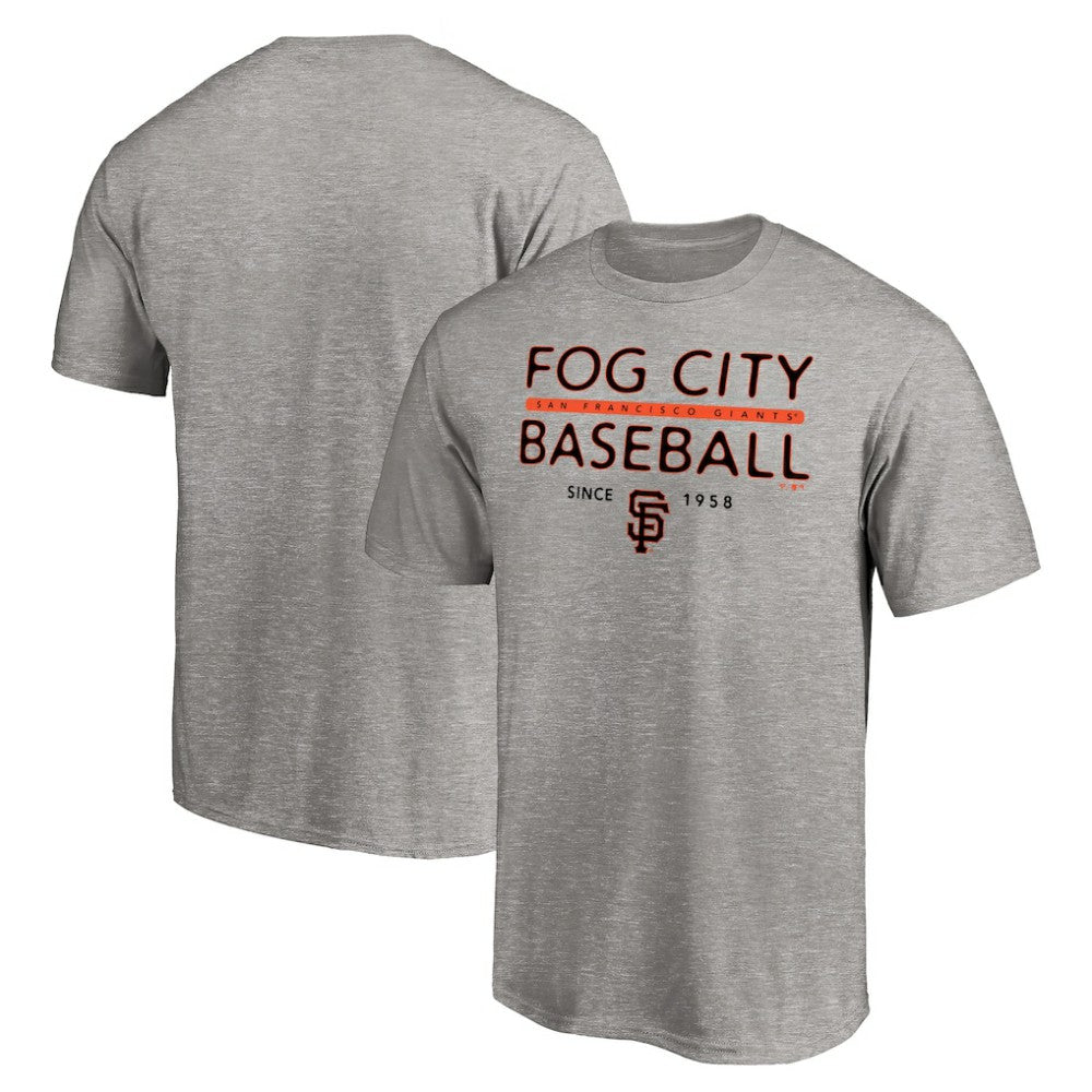 San Francisco Giants Fog City Baseball T-Shirt - Heather Gray T-shirts