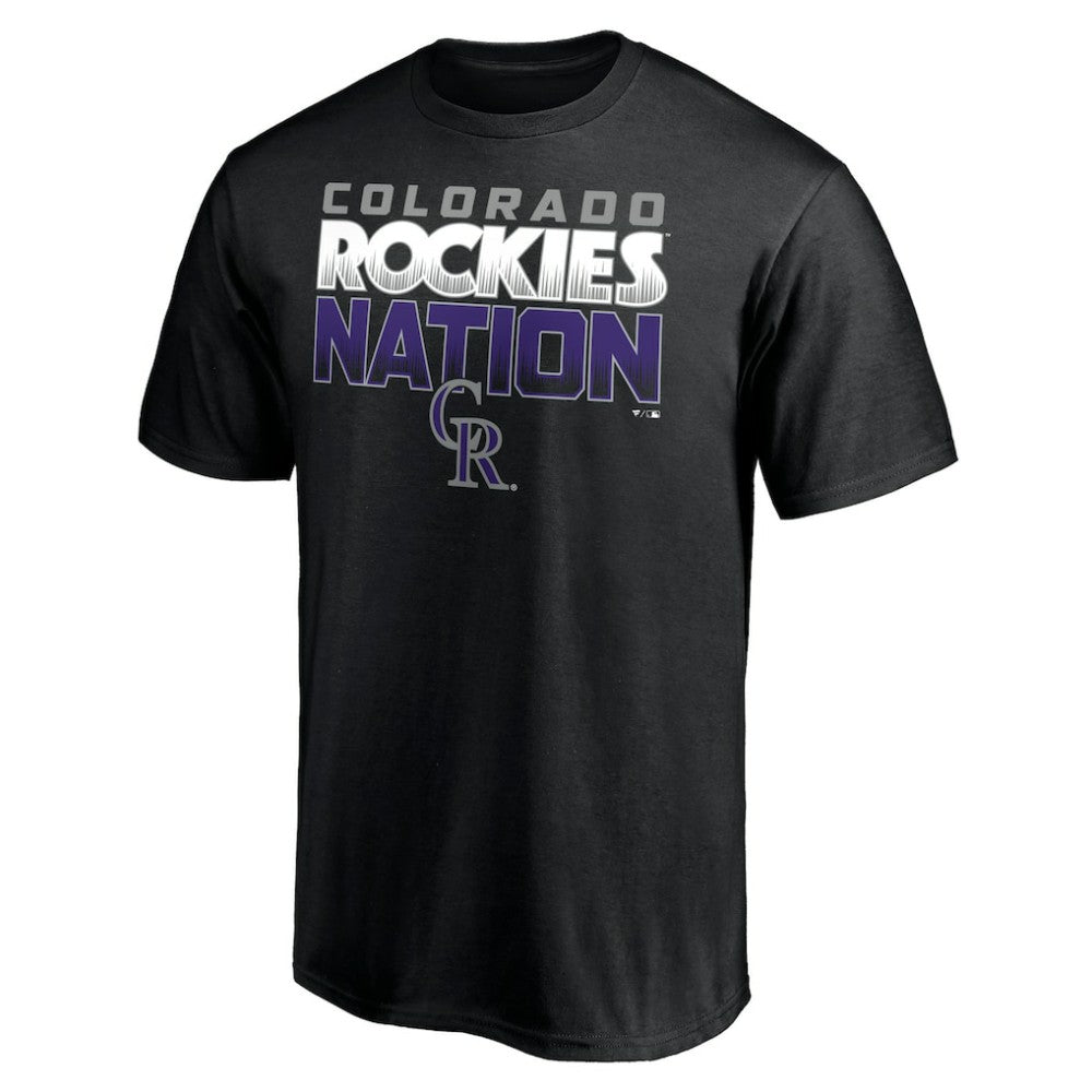 Colorado Rockies Rockies Nation T-Shirt - Black T-shirts