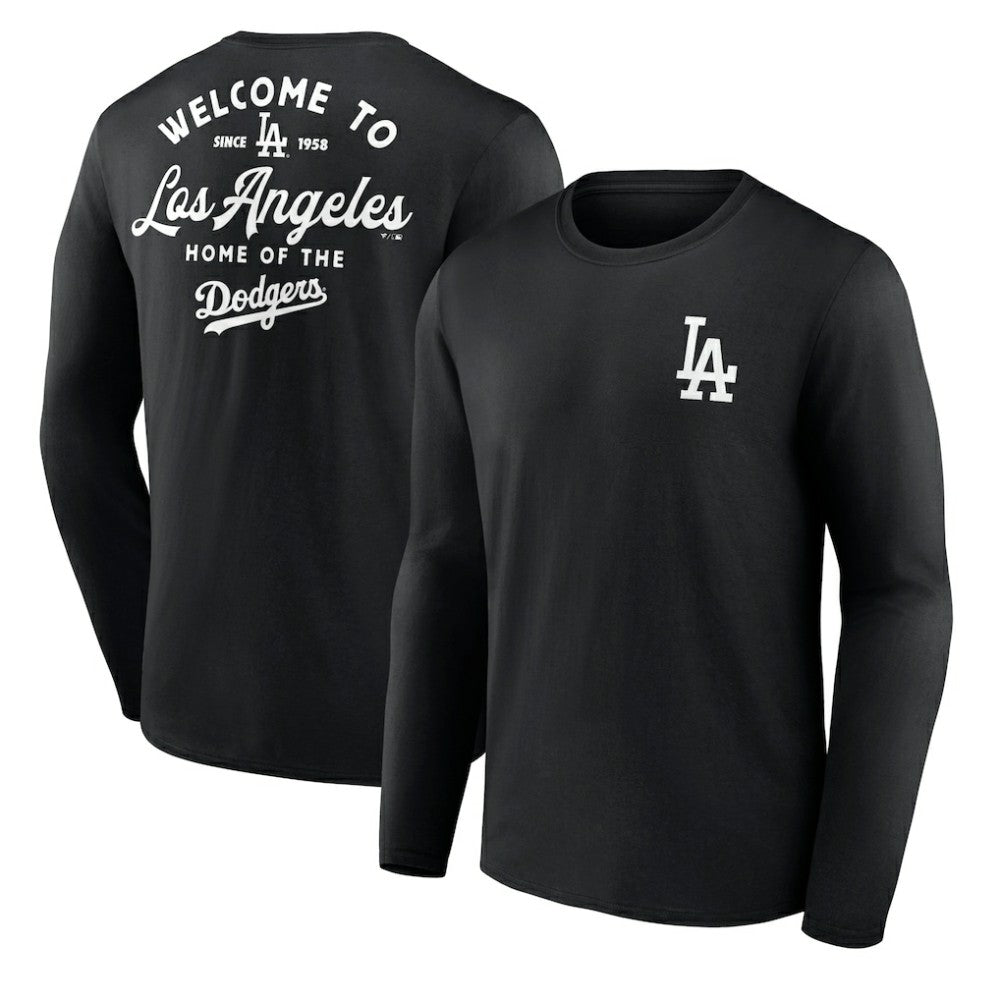 Los Angeles Dodgers Long Ball Long Sleeve T-Shirt - Black T-shirts