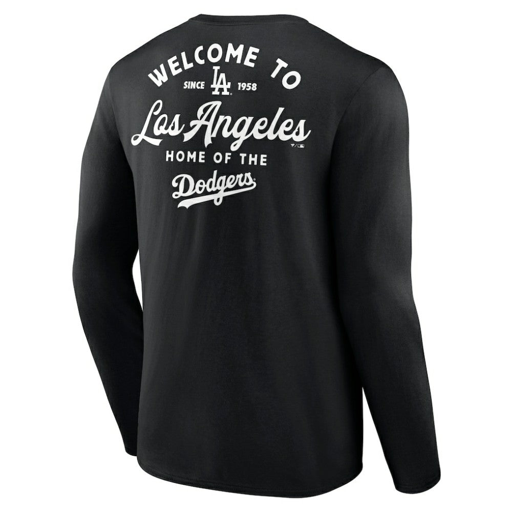 Los Angeles Dodgers Long Ball Long Sleeve T-Shirt - Black T-shirts