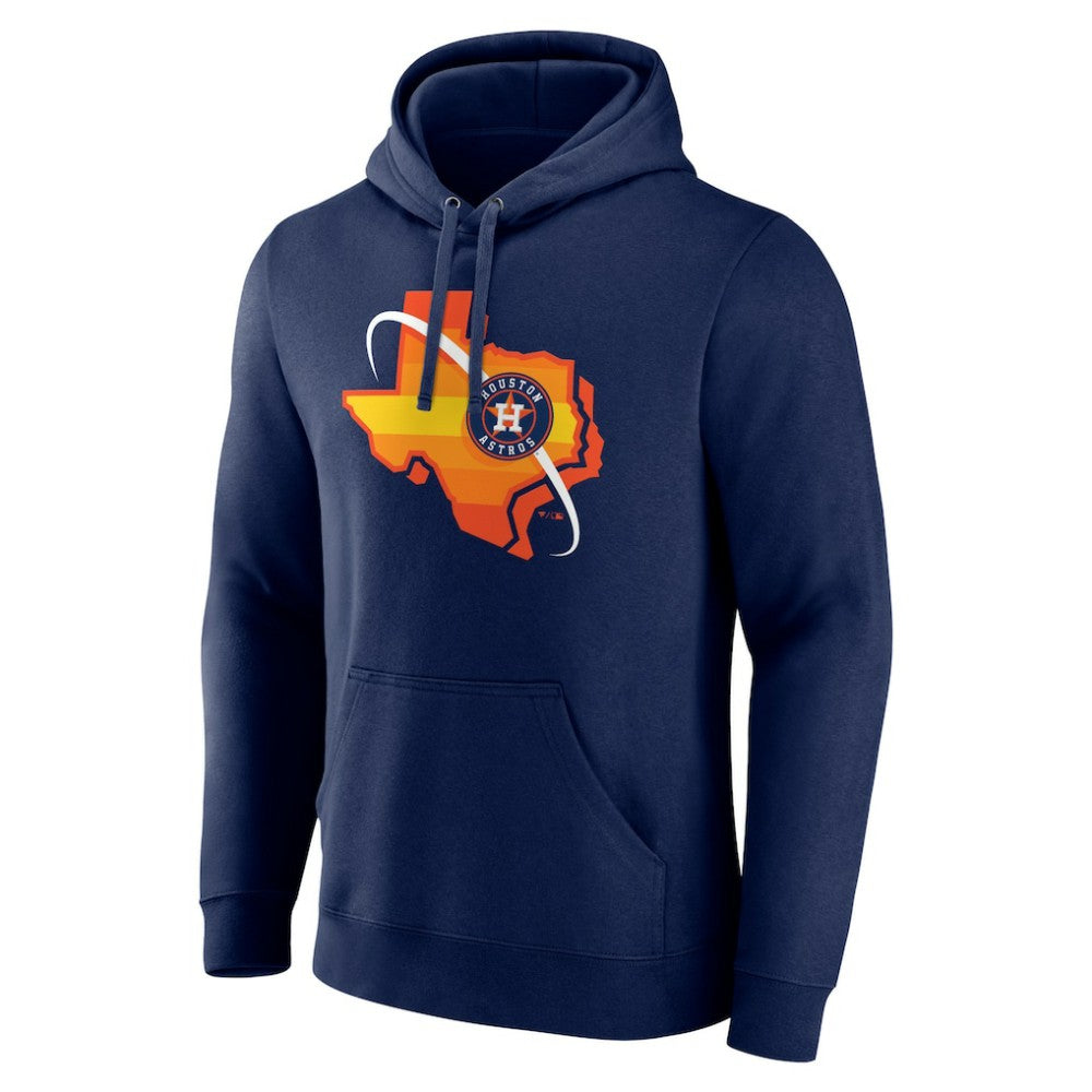 Houston Astros Paint the Black Pullover Hoodie - Navy Hoodies