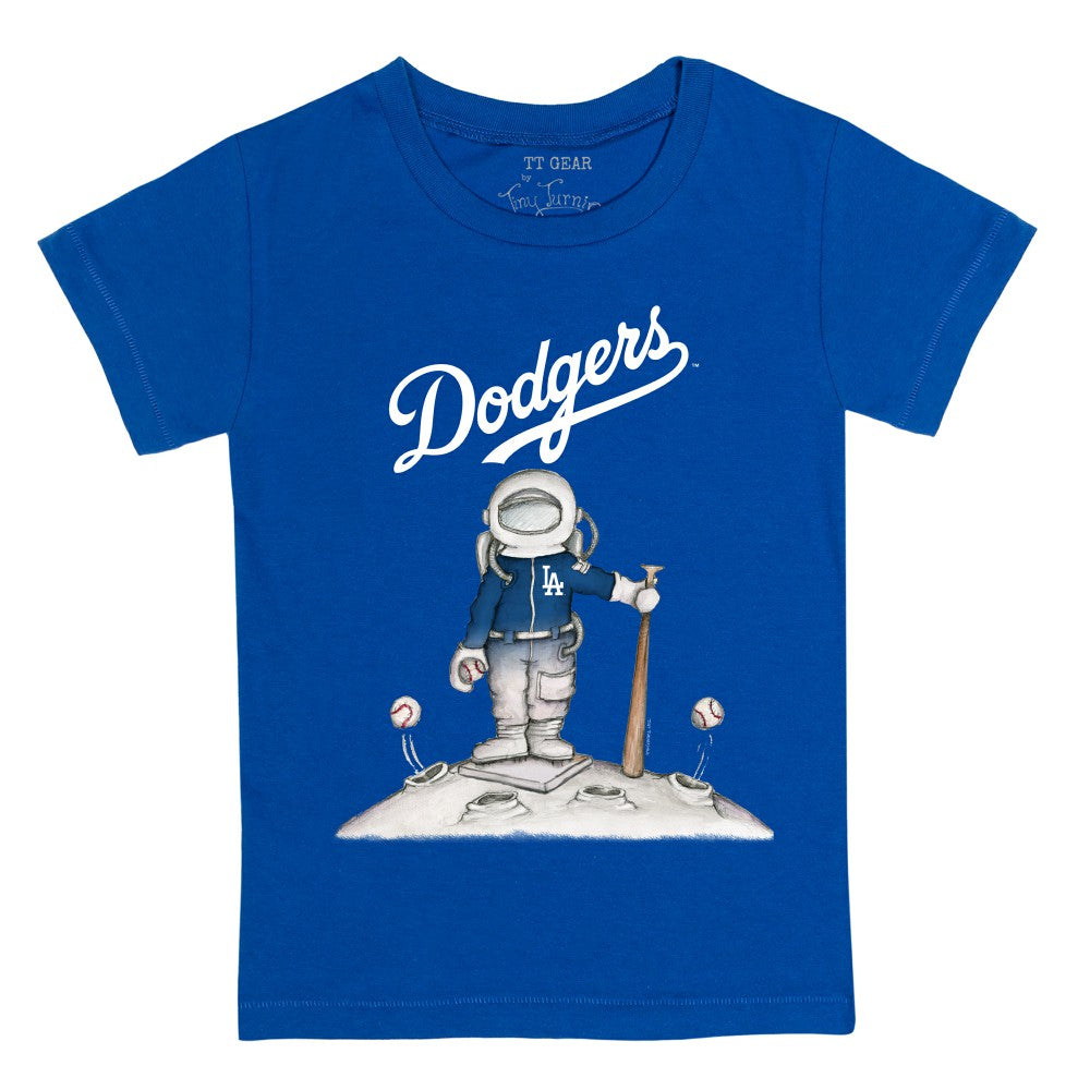 Los Angeles Dodgers Tiny Turnip Youth Astronaut T-Shirt - Royal T-shirts