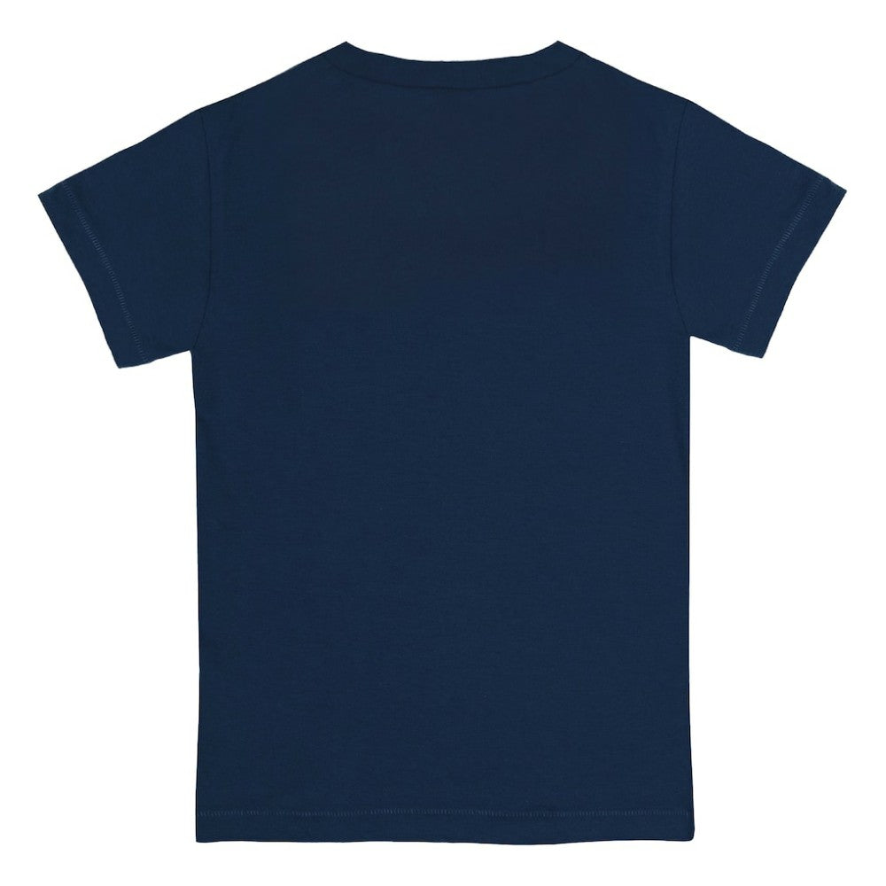 Cleveland Guardians Tiny Turnip Youth Baseball Bow T-Shirt - Navy T-shirts
