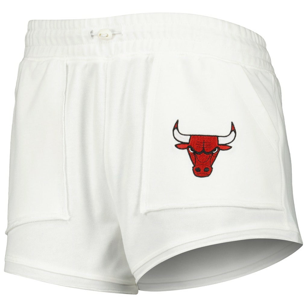 Chicago Bulls Concepts Sport Women's Sunray Shorts White