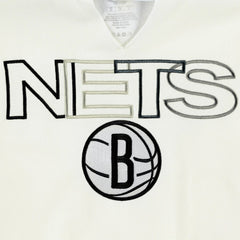 Brooklyn Nets Concepts Sport Women's Sunray Notch Neck Long Sleeve Top White