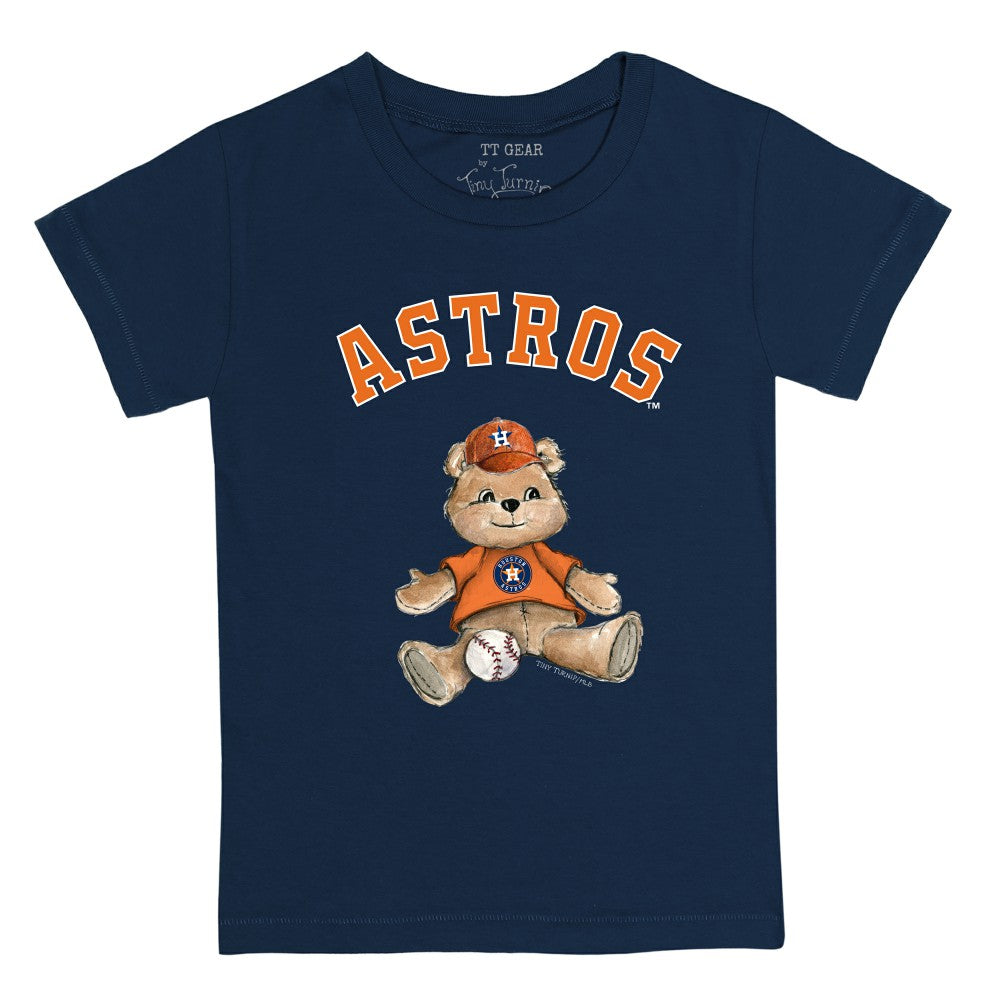 Houston Astros Tiny Turnip Youth Teddy Boy T-Shirt - Navy T-shirts