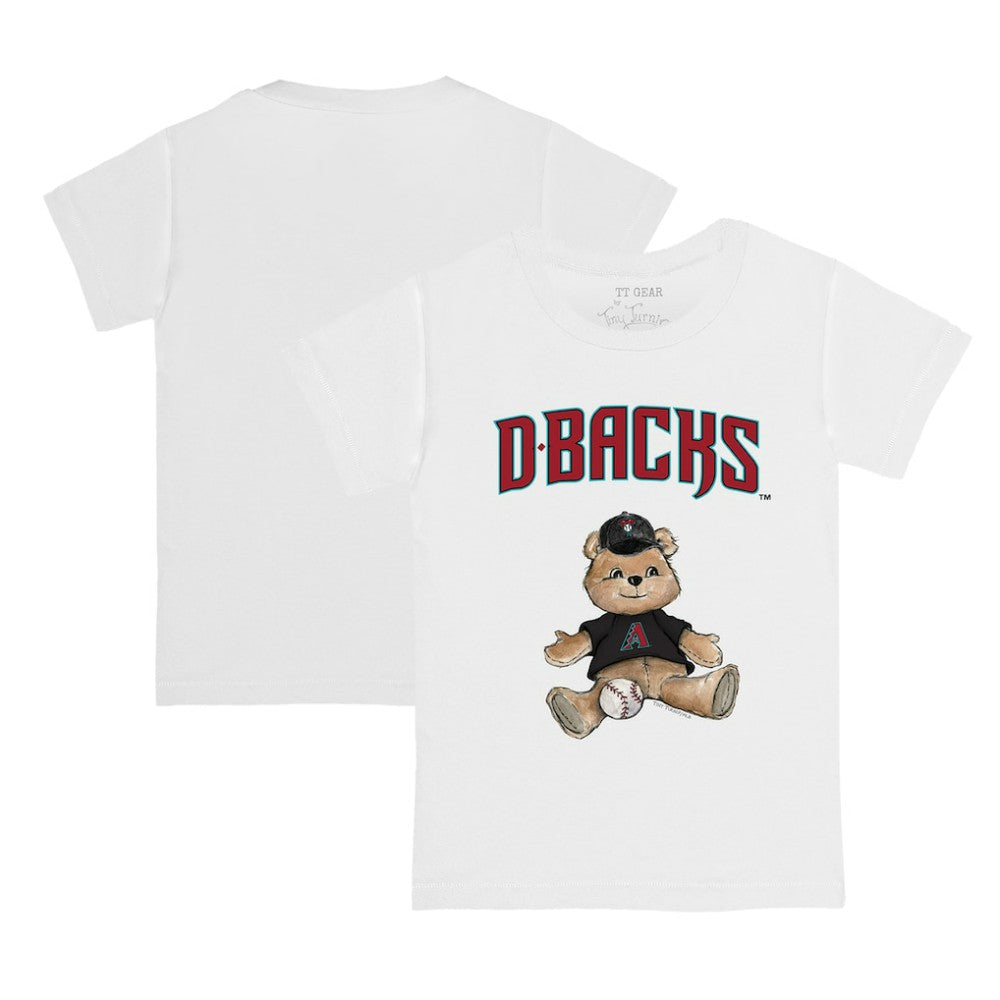 Arizona Diamondbacks Tiny Turnip Youth Teddy Boy T-Shirt - White T-shirts