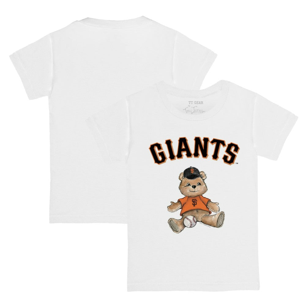 San Francisco Giants Tiny Turnip Youth Teddy Boy T-Shirt - White T-shirts