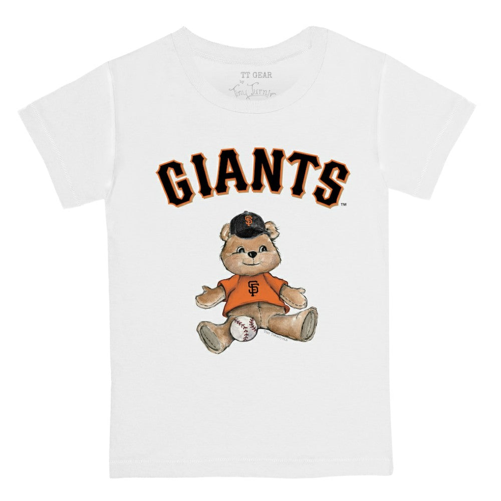 San Francisco Giants Tiny Turnip Youth Teddy Boy T-Shirt - White T-shirts