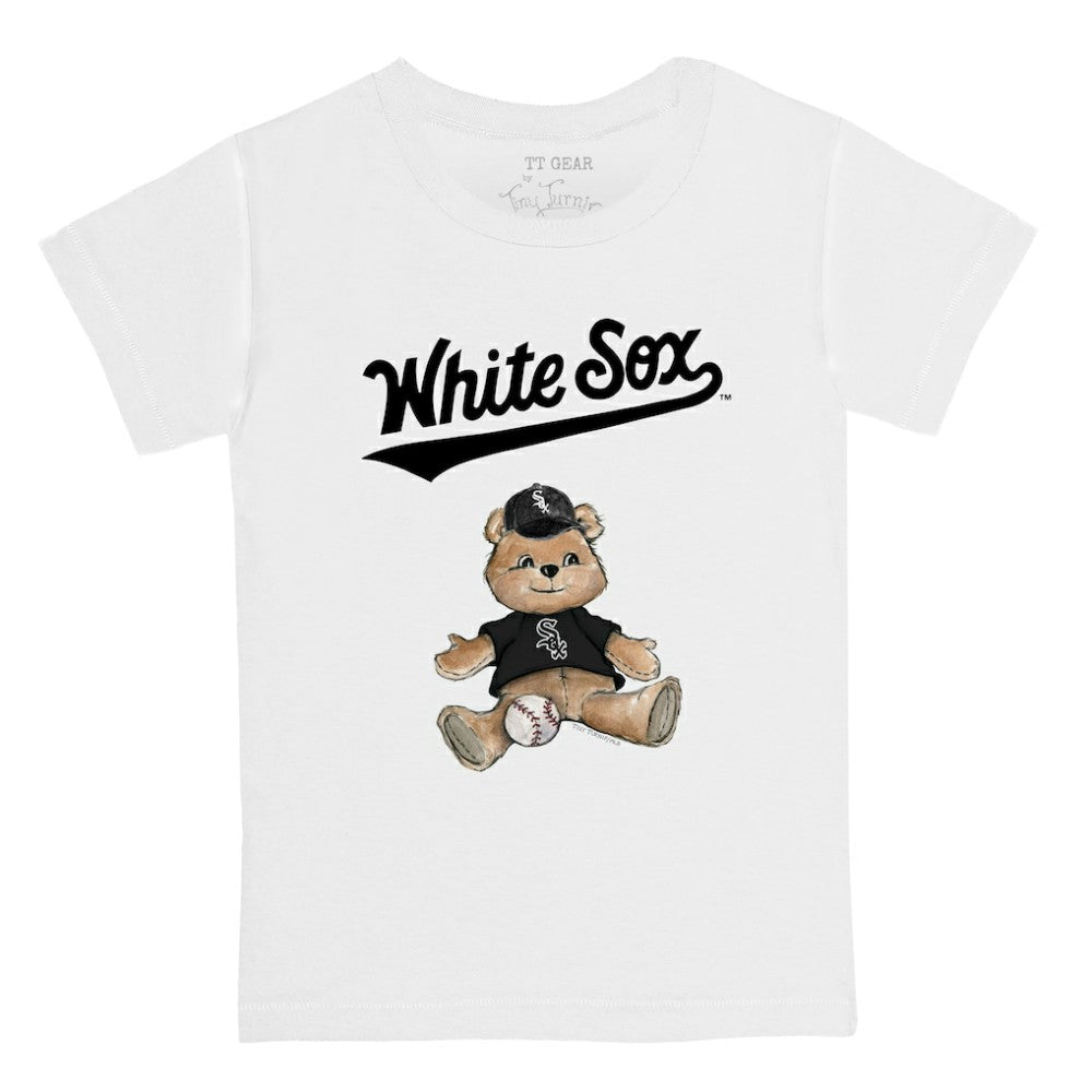 Chicago White Sox Tiny Turnip Youth Teddy Boy T-Shirt - White T-shirts
