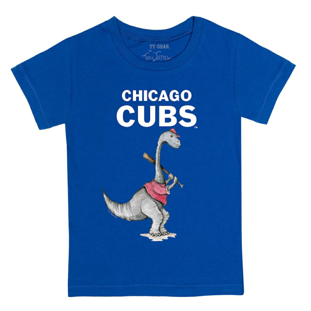 Chicago Cubs Tiny Turnip Youth Bronto T-Shirt - Royal T-shirts