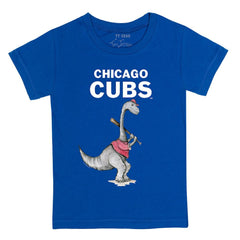 Chicago Cubs Tiny Turnip Youth Bronto T-Shirt - Royal T-shirts