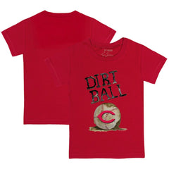 Cincinnati Reds Tiny Turnip Youth Dirt Ball T-Shirt - Red T-shirts