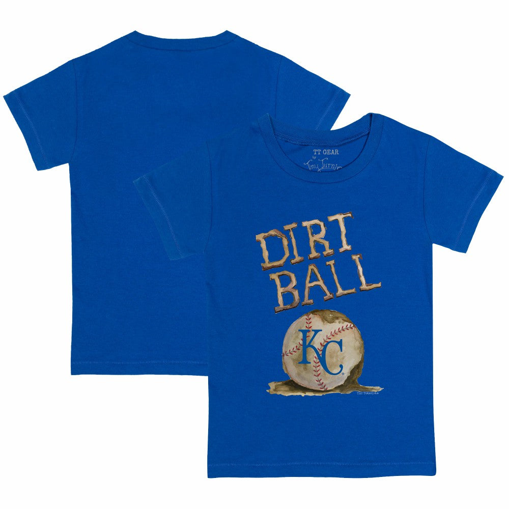 Kansas City Royals Tiny Turnip Youth Dirt Ball T-Shirt - Royal T-shirts