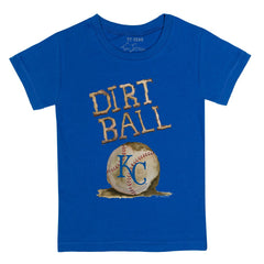 Kansas City Royals Tiny Turnip Youth Dirt Ball T-Shirt - Royal T-shirts