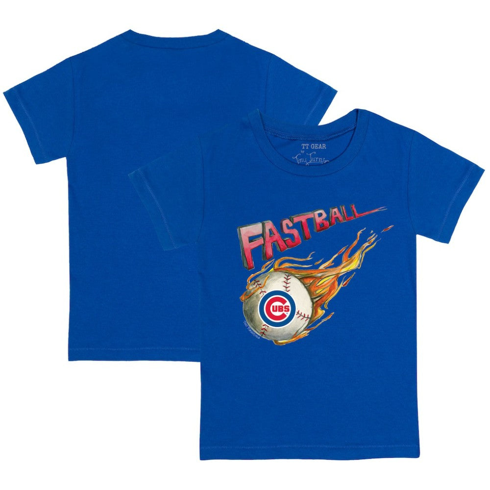 Chicago Cubs Tiny Turnip Youth Fastball T-Shirt - Royal T-shirts