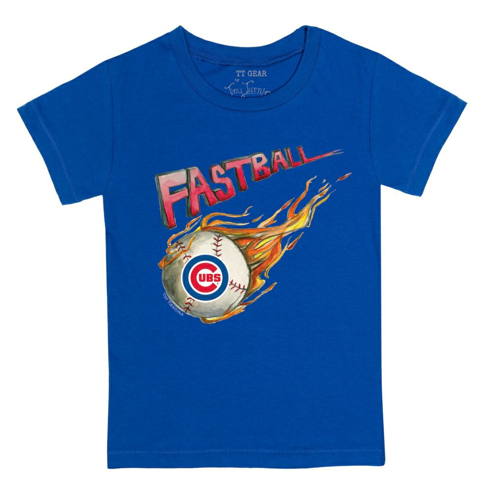 Chicago Cubs Tiny Turnip Youth Fastball T-Shirt - Royal T-shirts