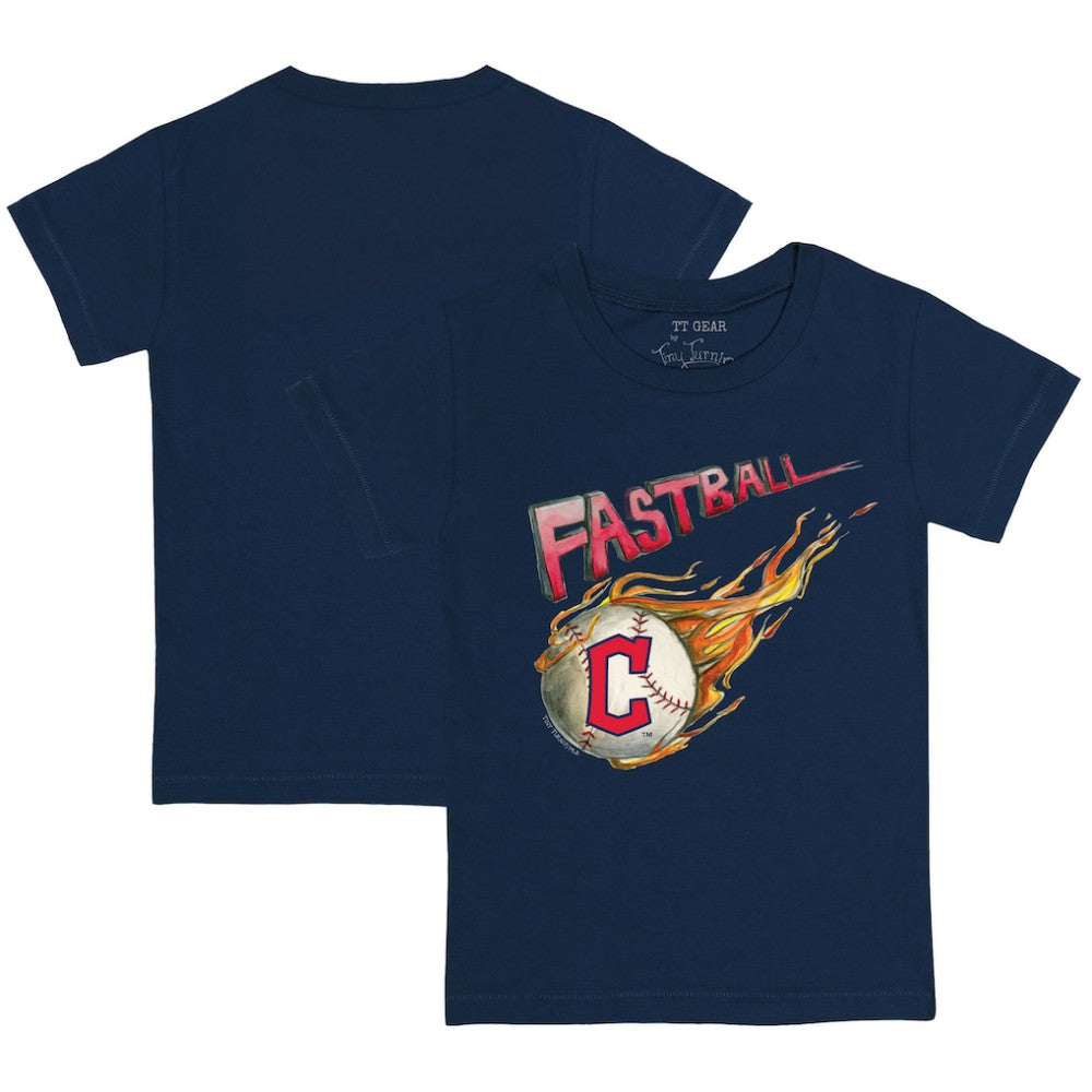 Cleveland Guardians Tiny Turnip Youth Fastball T-Shirt - Navy T-shirts