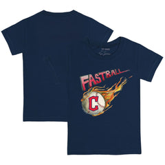 Cleveland Guardians Tiny Turnip Youth Fastball T-Shirt - Navy T-shirts