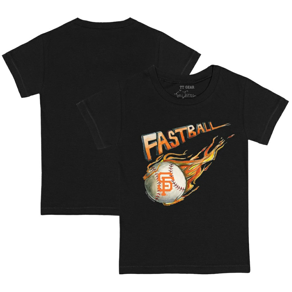 San Francisco Giants Tiny Turnip Youth Fastball T-Shirt - Black T-shirts