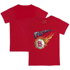 St. Louis Cardinals Tiny Turnip Youth Fastball T-Shirt - Red T-shirts
