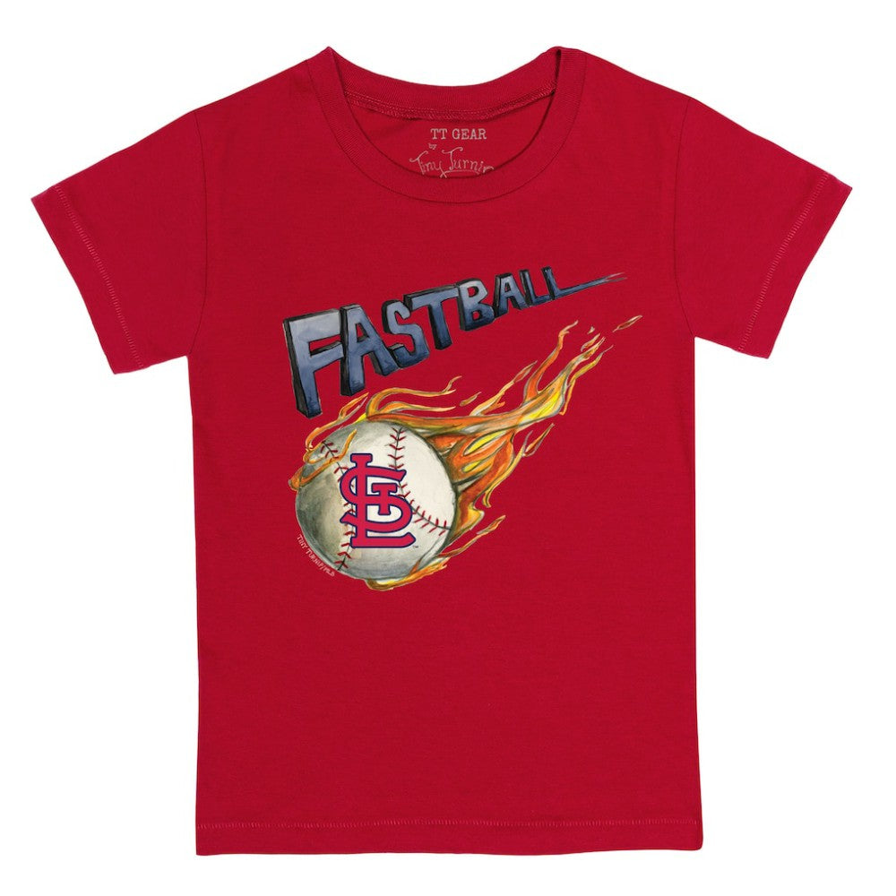 St. Louis Cardinals Tiny Turnip Youth Fastball T-Shirt - Red T-shirts