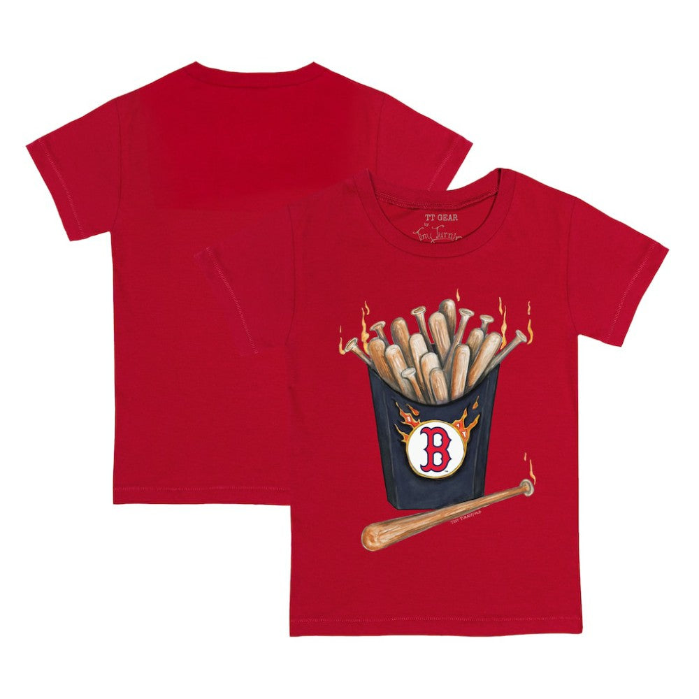 Boston Red Sox Tiny Turnip Youth Hot Bats T-Shirt - Red T-shirts