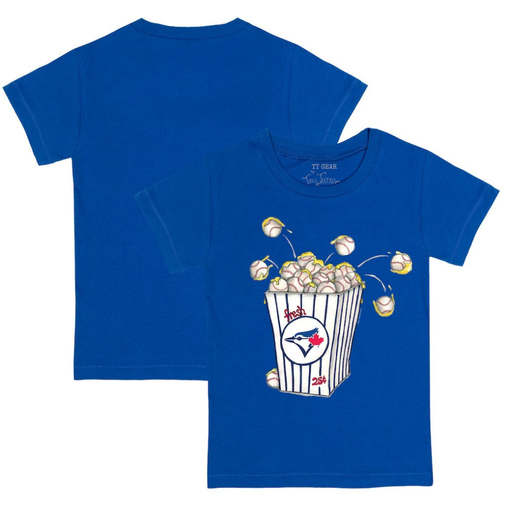 Toronto Blue Jays Tiny Turnip Youth Popcorn T-Shirt - Royal T-shirts
