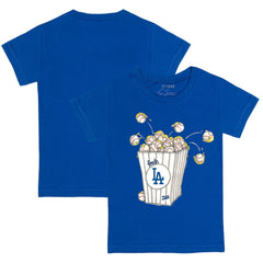 Los Angeles Dodgers Tiny Turnip Youth Popcorn T-Shirt - Royal T-shirts