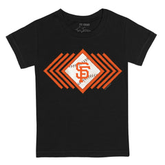 San Francisco Giants Tiny Turnip Youth Prism Arrows T-Shirt - Black T-shirts