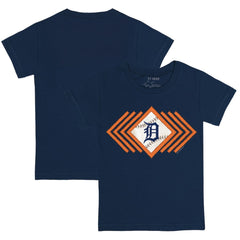 Detroit Tigers Tiny Turnip Youth Prism Arrows T-Shirt - Navy T-shirts