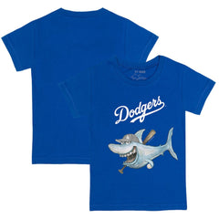 Los Angeles Dodgers Tiny Turnip Youth Shark T-Shirt - Royal T-shirts