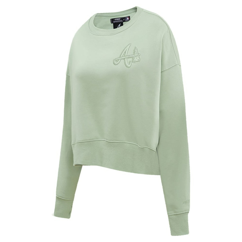 Atlanta Braves Pro Standard Women's Fleece Pullover Sweatshirt - Green Pullover
