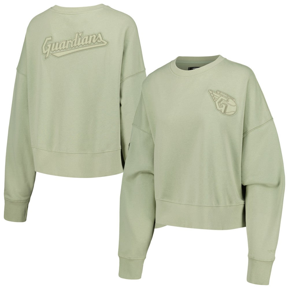 Cleveland Guardians Pro Standard Women's Fleece Pullover Sweatshirt - Green Pullover