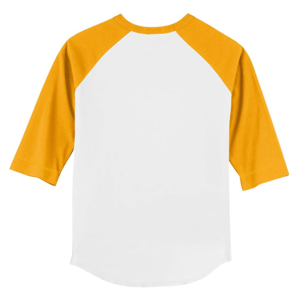San Diego Padres Tiny Turnip Youth Stacked 3/4-Sleeve Raglan T-Shirt - White/Gold T-shirts