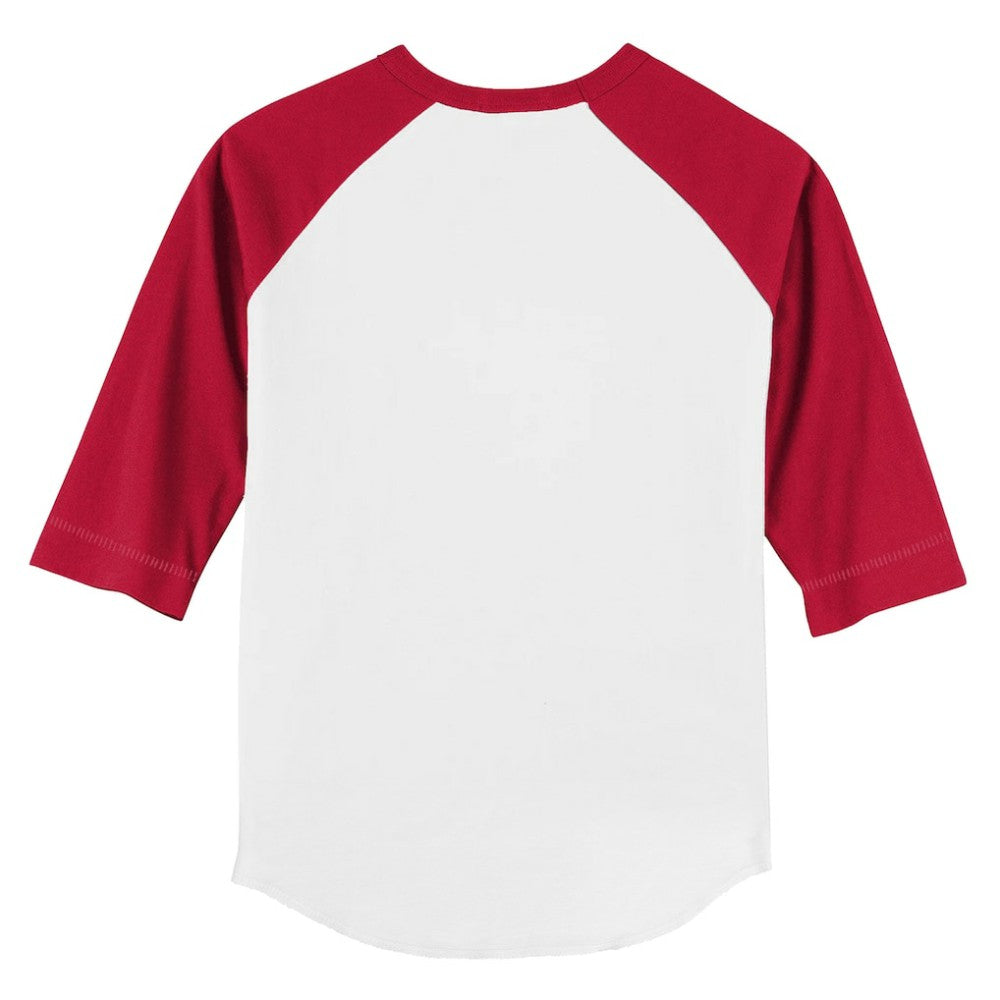 St. Louis Cardinals Tiny Turnip Youth Stacked 3/4-Sleeve Raglan T-Shirt - White/Red T-shirts