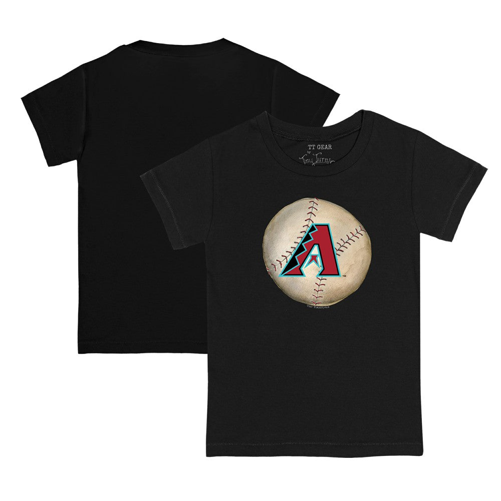 Arizona Diamondbacks Tiny Turnip Youth Stitched Baseball T-Shirt - Black T-shirts