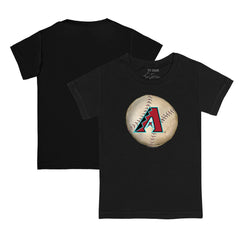 Arizona Diamondbacks Tiny Turnip Youth Stitched Baseball T-Shirt - Black T-shirts