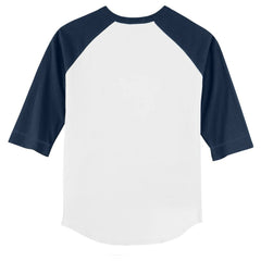 Seattle Mariners Tiny Turnip Youth Stitched Baseball 3/4-Sleeve Raglan T-Shirt - White/Navy T-shirts