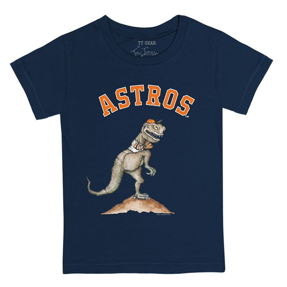 Houston Astros Tiny Turnip Youth TT Rex T-Shirt - Navy T-shirts