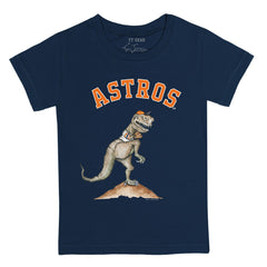 Houston Astros Tiny Turnip Youth TT Rex T-Shirt - Navy T-shirts