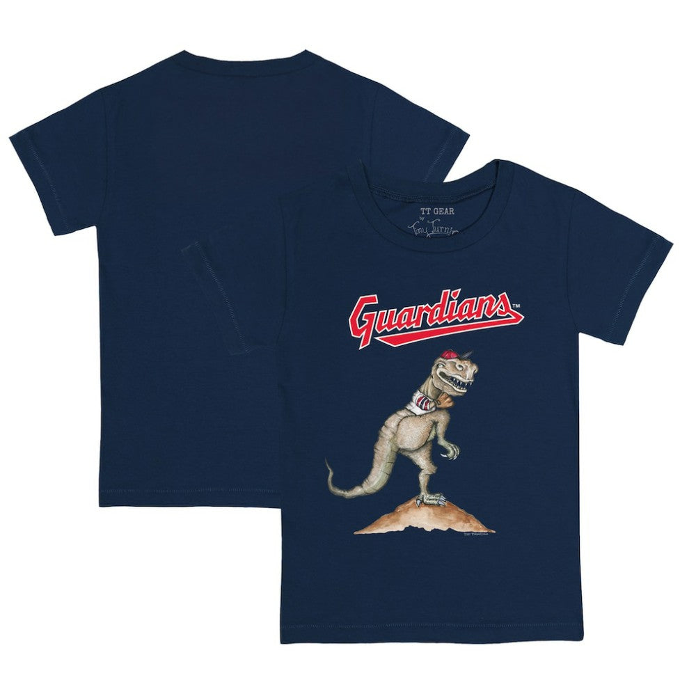 Cleveland Guardians Tiny Turnip Youth TT Rex T-Shirt - Navy T-shirts