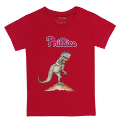 Philadelphia Phillies Tiny Turnip Youth TT Rex T-Shirt - Red T-shirts