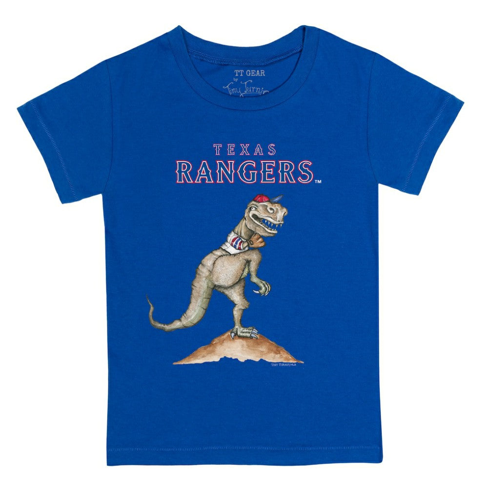 Texas Rangers Tiny Turnip Youth TT Rex T-Shirt - Royal T-shirts