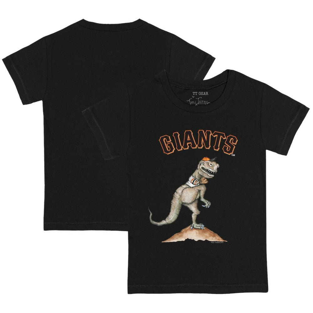 San Francisco Giants Tiny Turnip Youth TT Rex T-Shirt - Black T-shirts