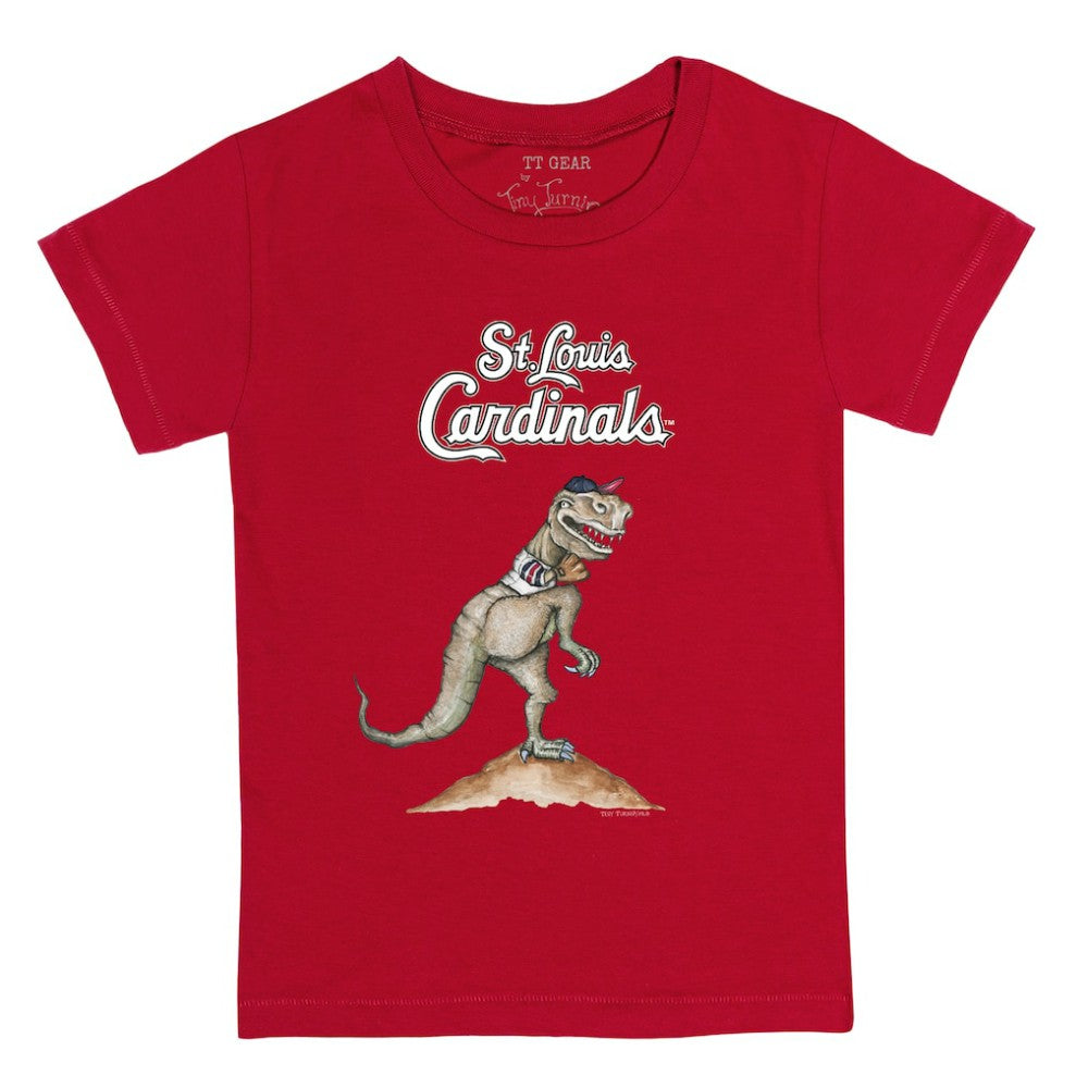 St. Louis Cardinals Tiny Turnip Youth TT Rex T-Shirt - Red T-shirts