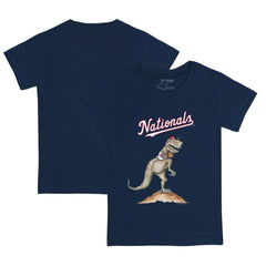 Washington Nationals Tiny Turnip Youth TT Rex T-Shirt - Navy T-shirts