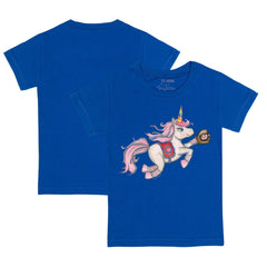 Chicago Cubs Tiny Turnip Youth Unicorn T-Shirt - Royal T-shirts