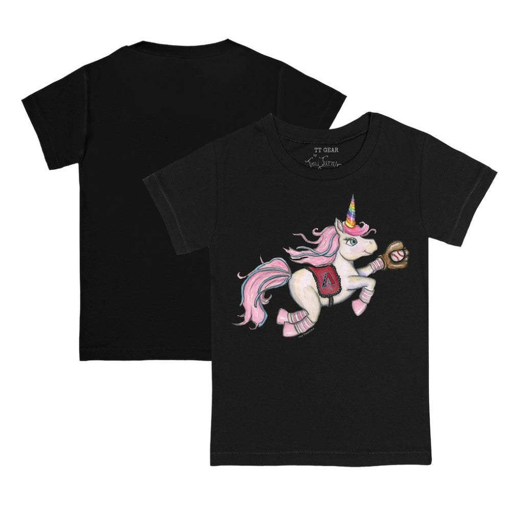 Arizona Diamondbacks Tiny Turnip Youth Unicorn T-Shirt - Black T-shirts
